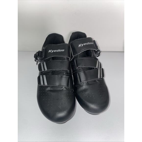 Kyedoo Men's Cycling Shoes Black EU 39 Peloton Delta / SPD Cleats Clip-In - Picture 1 of 10